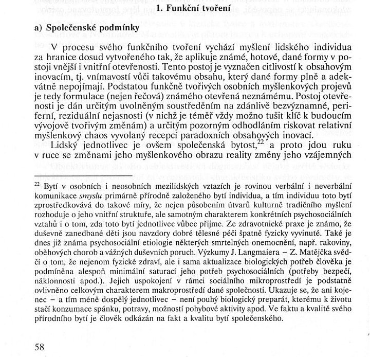 Jolana Poláková - Myšlenkové tvoření / Úvod, strana 58b