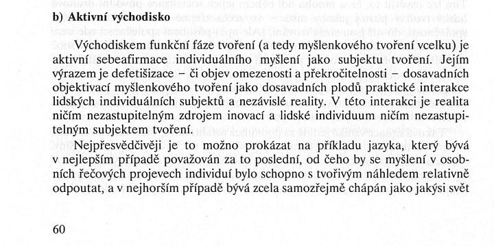 Jolana Poláková - Myšlenkové tvoření / Úvod, strana 60b