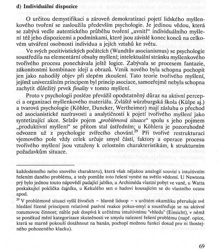 Jolana Poláková - Myšlenkové tvoření / Úvod, strana 69b